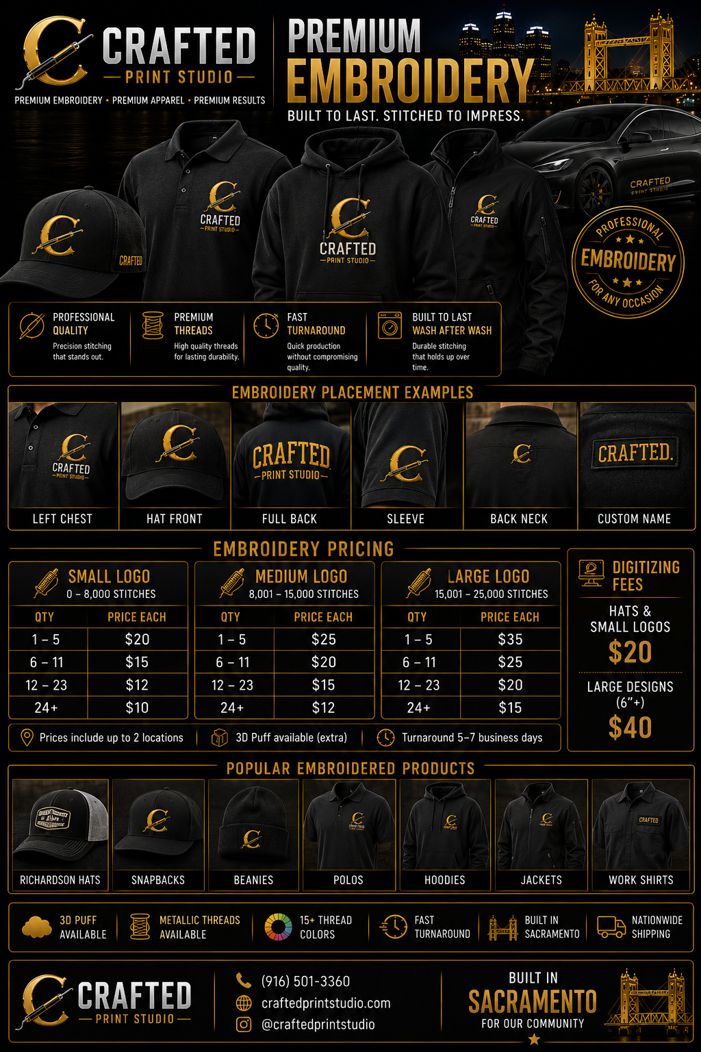 Custom Embroidery Service