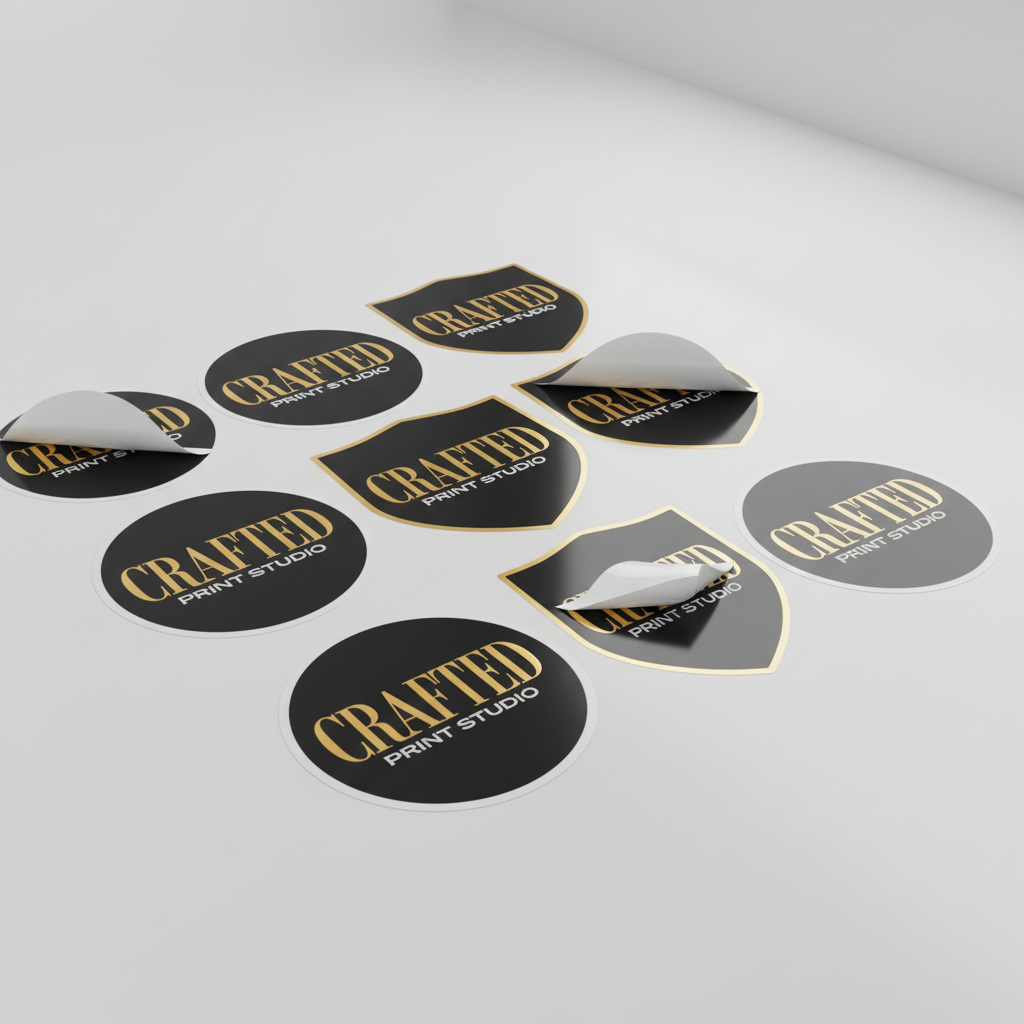 Custom Stickers - Premium Die Cut & Kiss Cut | Crafted Print Studio